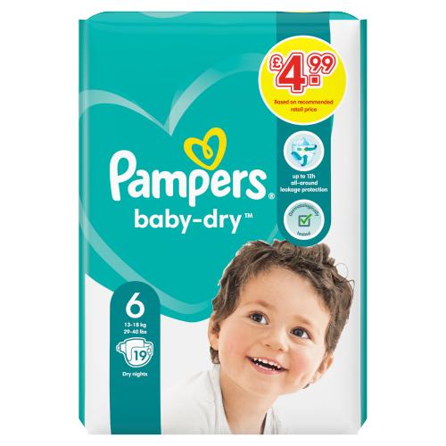 PAMPERS BABYDRY TAPED S5 CARRY PK - 23S