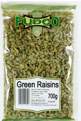FUDCO GREEN RAISINS - 700G