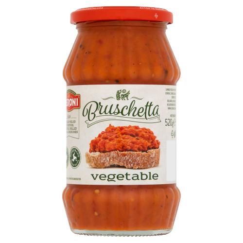 Grilled Vegetable Bruschetta, Deroni 520g (SOB)