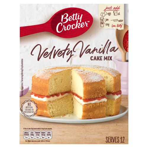 BETTY C VELVETY VANILLA FOOD CAKE MIX - 425G