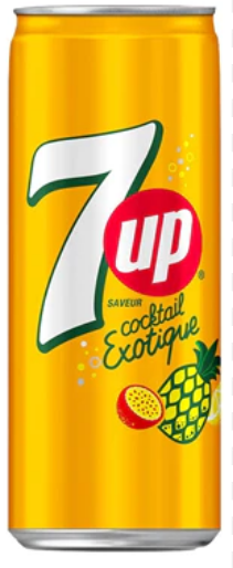 7UP COCKTAIL EXOTIQUE - 330ML