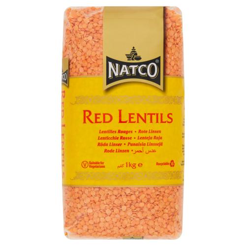 NATCO RED LENTILS - 1KG