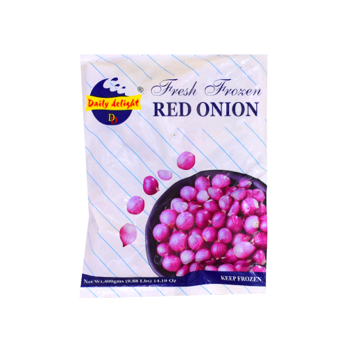DAILY DELIGHT FRESH FROZEN RED ONION - 400G