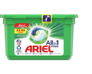 ARIEL COLD WASH ALL IN 1 - 302.4G
