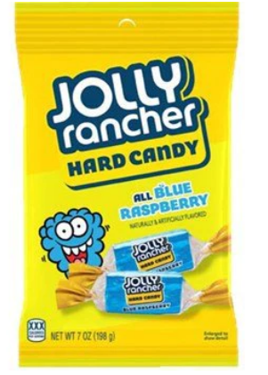 JOLLY RANCHER HARD ALL BLUE RASPBERRY - 198G