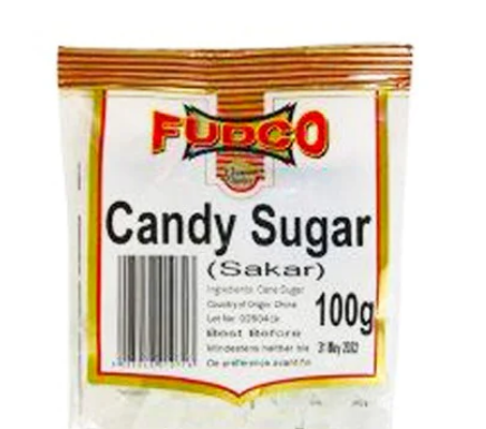 FUDCO CANDY SUGAR (SAKAR) CRYSTALS - 100G
