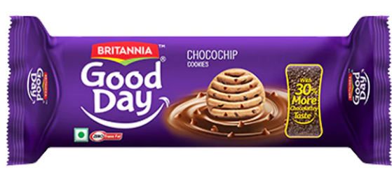BRITANNIA GOOD DAY CHOCO CHIP COOKIES - 120G