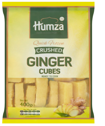 HUMZA CRUSHED GINGER CUBES - 400G