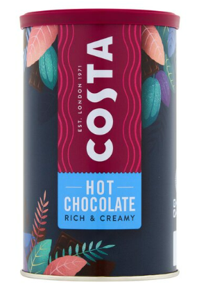 Costa Regular Hot Chocolate + Syrup