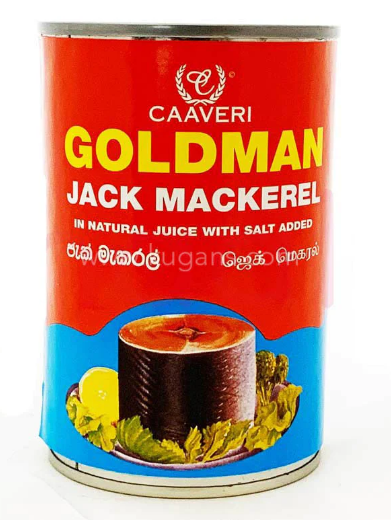 CAAVERI GOLDMAN JACK MACKEREL IN NATURAL JUICE WITH SALT ADDED - 425G