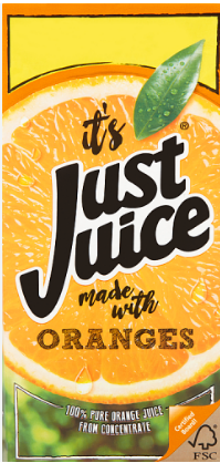 JUST JUICE MADE WITH ORANGES - 1L