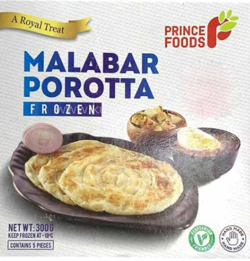 PRINCE FOODS MALABAR POROTTA - 300G