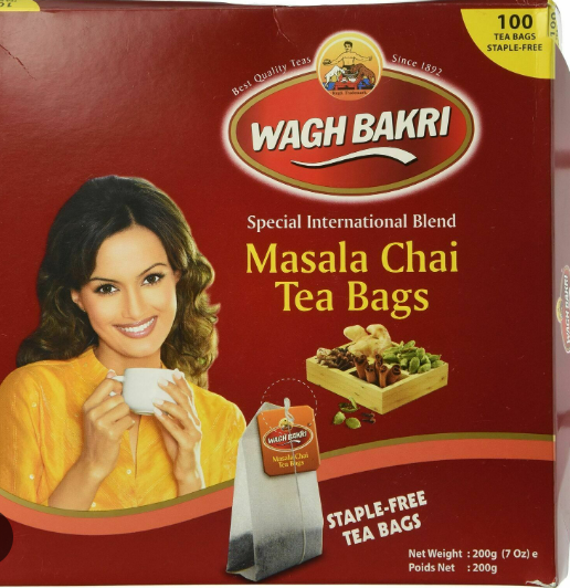 WAGH BAKRI MASALA CHAI TEA BAGS - 200G