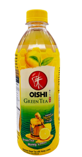 OISHI GREEN TEA HONEY & LEMON - 500ML