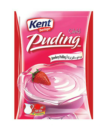 KENT STRAWBERRY FLAVOUR PUDDING -125G