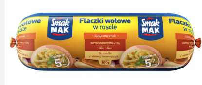 SMAKMAK FLACZKI WOLOWE W ROSOLE - 800G
