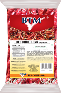 BTM RED CHILLIES LONG (WITH STEM) - 100G