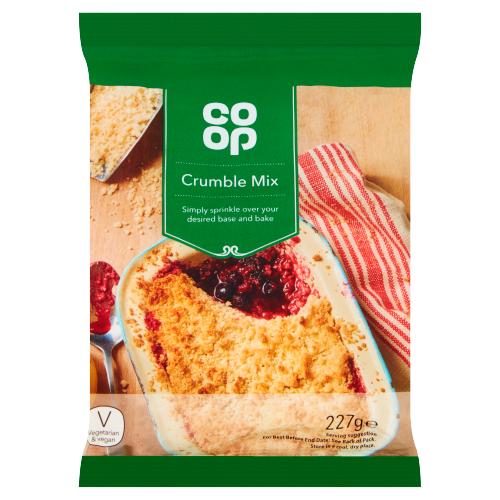 CO OP CRUMBLE MIX - 227G