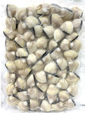 WHITE CLAMS COOKED WHOLE CLAMS - 1KG