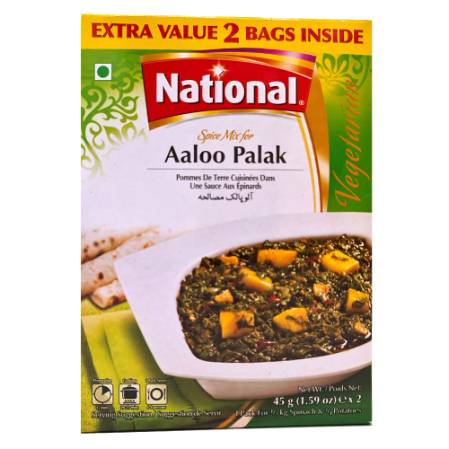 NATIONAL SPICE MIX FOR AALOO PALAK -100G