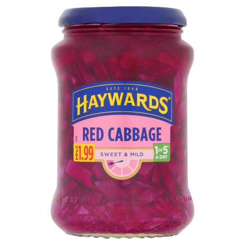 HAYWARDS SWEET & MILD RED CABBAGE - 400G