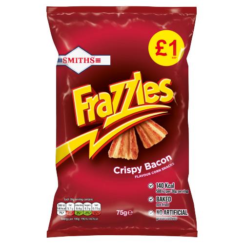 SMITHS FRAZZLES BACON - 75G