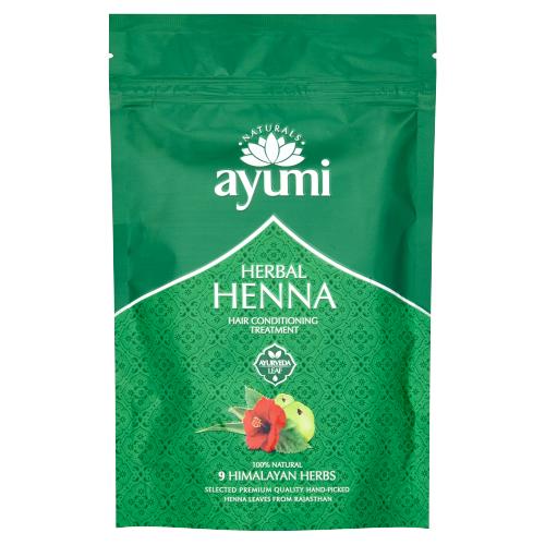 AYUMI NATURAL 9 HIMALAYAN HERBS HERBAL HENNA - 150G
