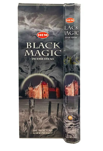 HEM BLACK MAGIC INCENSE STICKS  - 20 STICKS