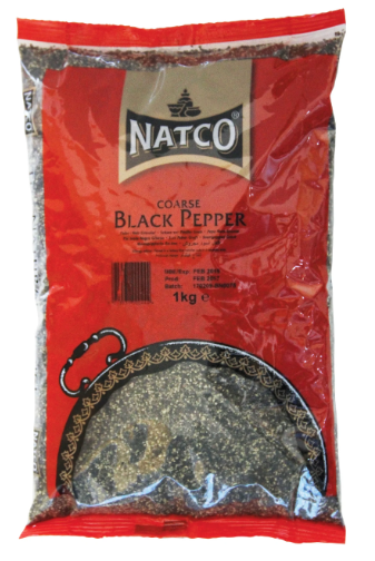 NATCO BLACK PEPPER COARSE - 1KG