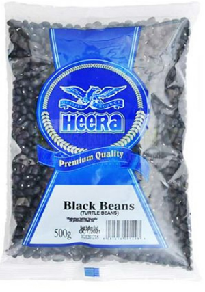 HEERA BLACK TURTLE BEANS - 500G