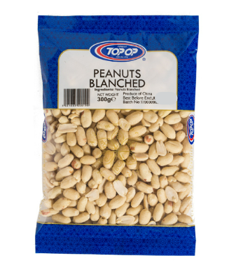 TOP-OP PEANUTS BLANCHED - 300G