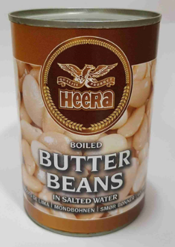 HEERA BOILED BUTTER BEANS IN SALTED WATER - 400G