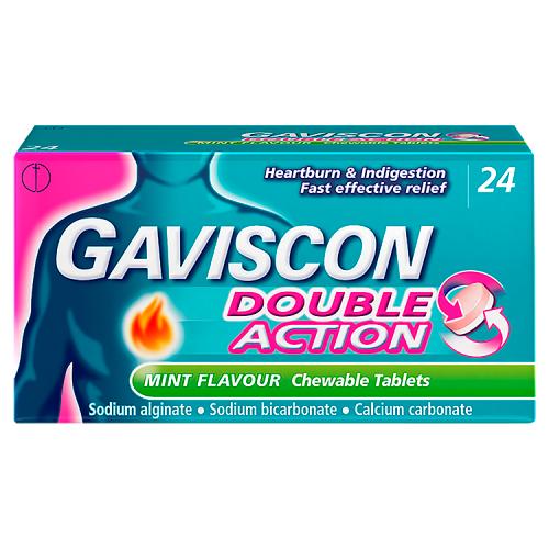 GAVISCON GSL DOUBLE ACTION - 24PK