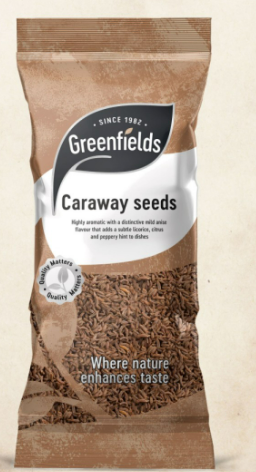 GREENFIELDS CARAWAY SEEDS - 75G