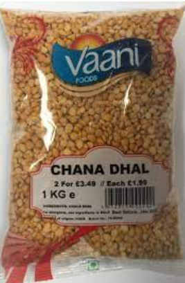VAANI FOODS CHANA DHAL - 1KG