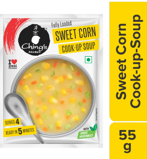 CHINGS SECRET FULLY LOADED SWEET CORN COOK-UP SOUP - 55g