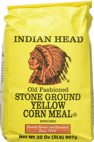INDIAN HEAD OLD FASHIONED STONE GROUND YELLOW CORN MEAL - 907G