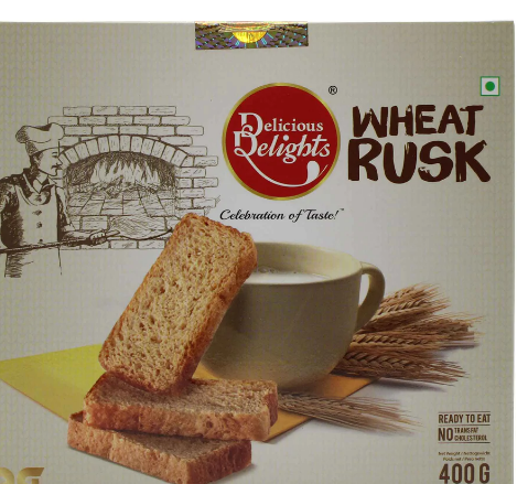 DAILY DELIGHT WHEAT RUSK - 400G