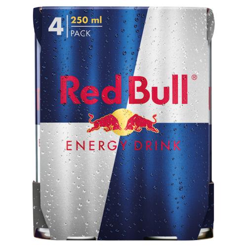 RED BULL ENERGY 4PK - 250ML