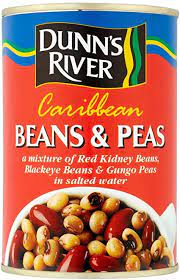 DUNN'S RIVER PEAS & BEANS IN SALTED WATER - 400G