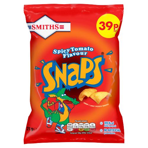 SMITHS SPICY TOMATO SNAPS - 21G