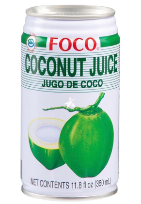 FOCO COCONUT JUICE WITH PULP - 350ML