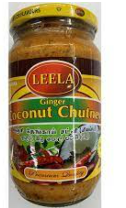 LEELA GINGER & COCONUT CHUTNEY - 350G