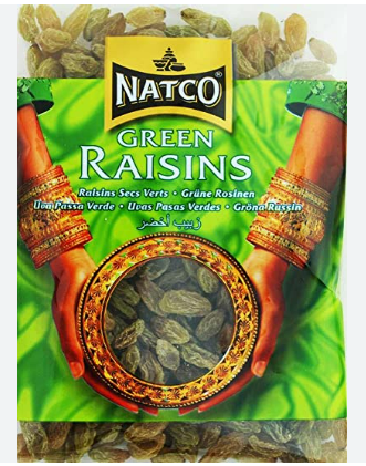 NATCO GREEN RAISINS - 100G