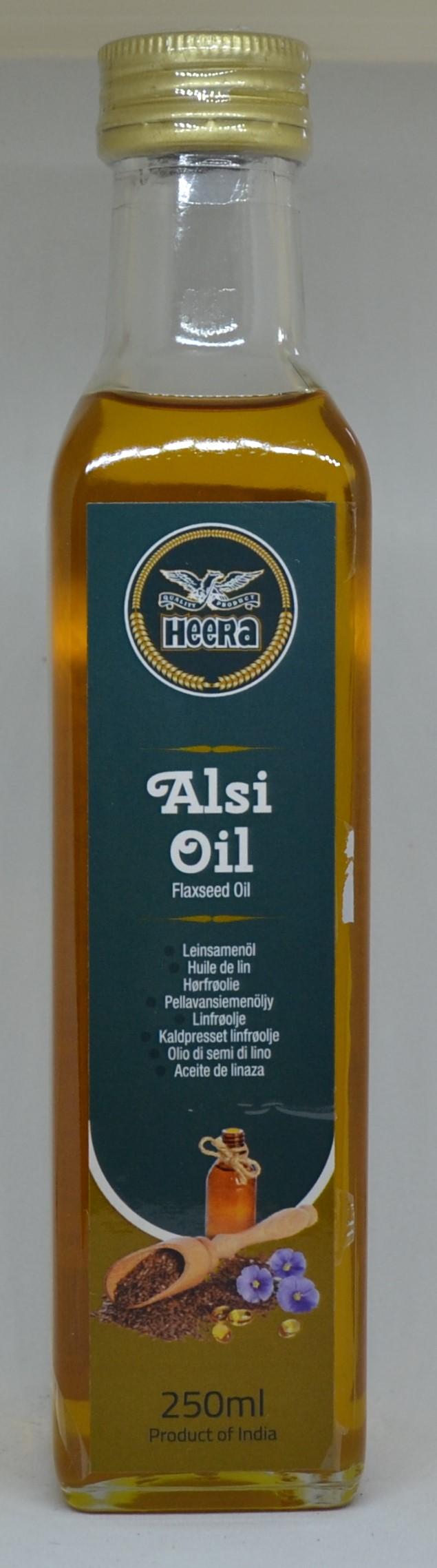 HEERA ALSI OIL FLAXSEED OIL - 250ML