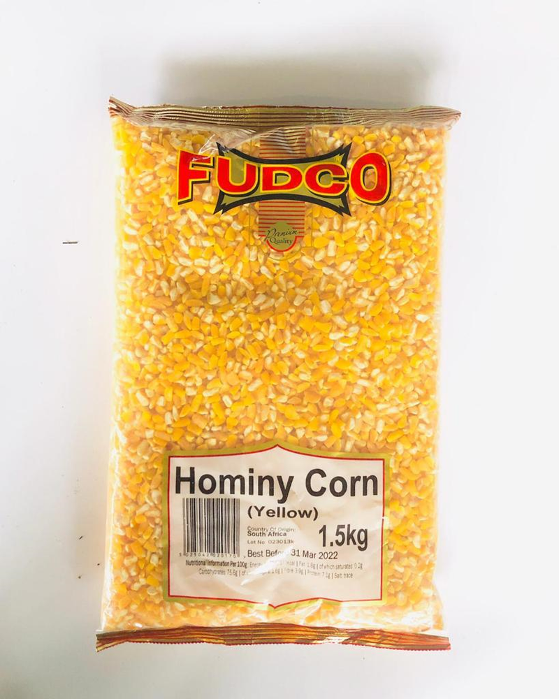 FUDCO HOMINY CORN (YELLOW) - 1.5KG