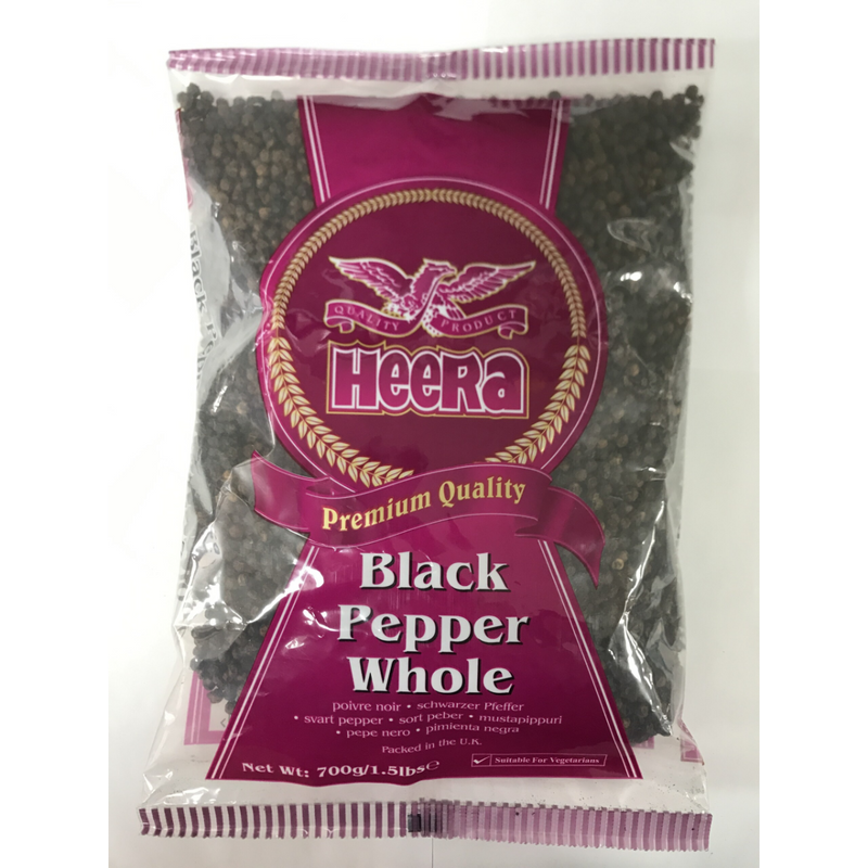 HEERA BLACK PEPPER WHOLE- 700G