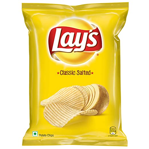 LAYS CLASSIC SALTED CHIPS - 52G