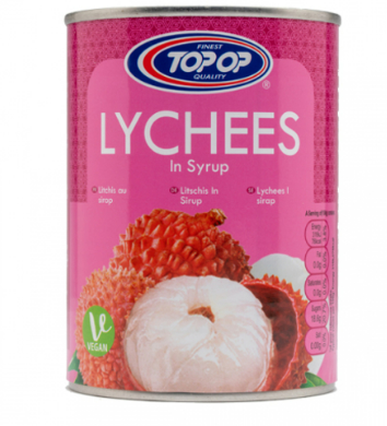 TOP-OP LYCHEES IN SYRUP - 565G