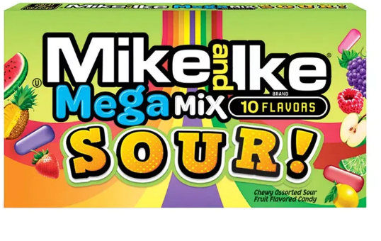 MIKE & IKE MEGA MIX SOUR - 141G